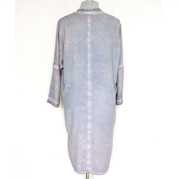 Porridge by Anthropologie tencel feel tiedye wash lightweight 3/4 sleeve dress S - Picture 4 of 12